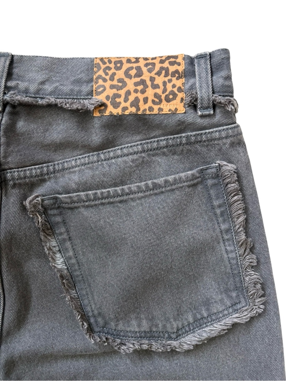 Alanui Made in Italy Free Horizons Jeans Grey Size 26 - Picture 9 of 16